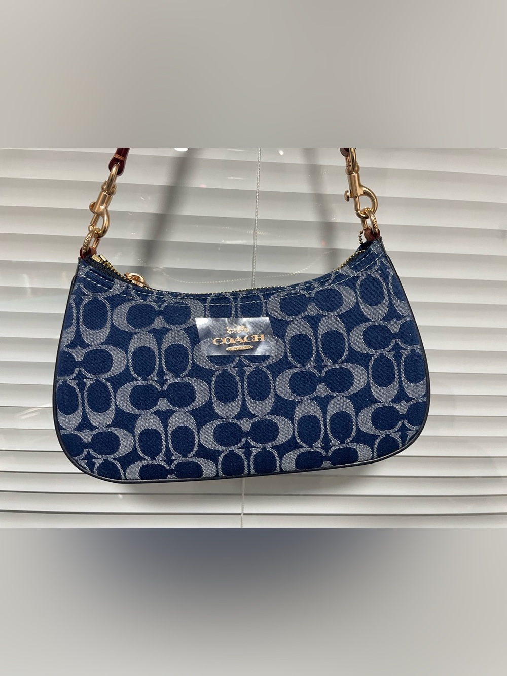 Coach Blue Shoulder Bag - Picture 5 of 5